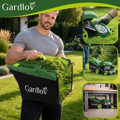 Газонокосилка бензиновая самоходная Gardlov 27535 DriveX 149 см&sup3;, 2.3 кВт, 40.6 см, корзина 50 л, 8 уровней, функция мойки 50685 фото