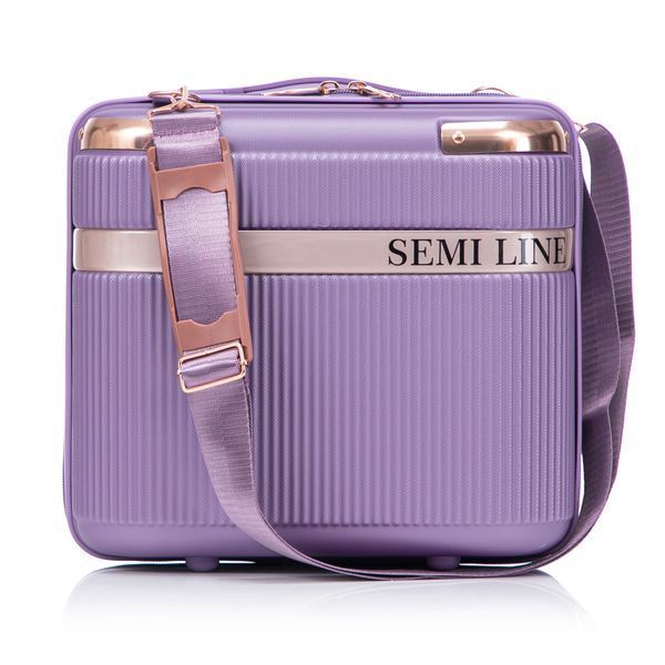 Бьюті-кейс Semi Line 16L Purple (T5916-1) DAS3227 фото