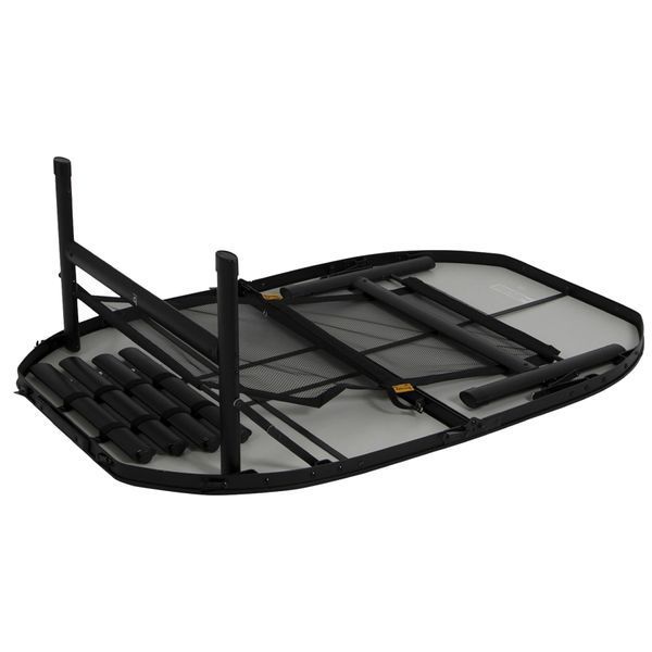 Стіл Bo-Camp Northgate Oval 120x80 cm Black/Grey (1404187) DAS2358 фото