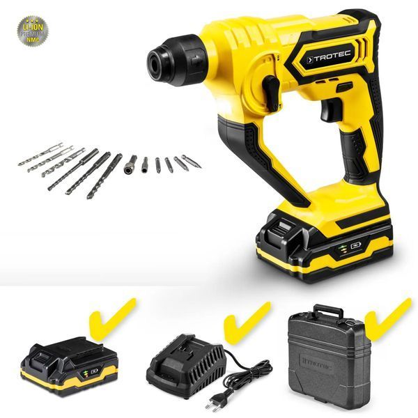 Перфоратор аккумуляторный Trotec PRDS 10-20V + кейс (4415000201) DAS2828 фото