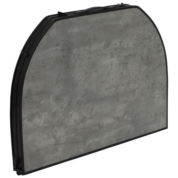 Стіл Bo-Camp Northgate Oval 120x80 cm Black/Grey (1404187) DAS2358 фото