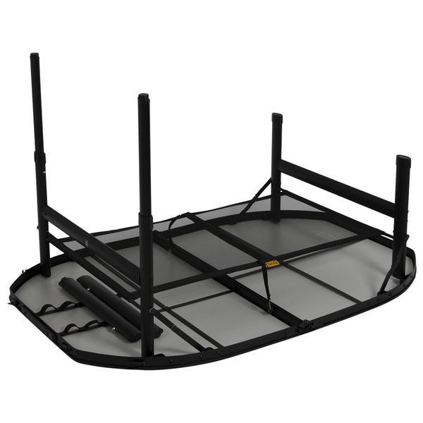 Стіл Bo-Camp Northgate Oval 120x80 cm Black/Grey (1404187) DAS2358 фото