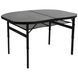 Стіл Bo-Camp Northgate Oval 120x80 cm Black/Grey (1404187) DAS2358 фото 1