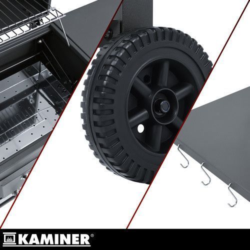 Мангал-гриль садовый с крышкой 105х110х50см Kaminer 27317 50591 фото