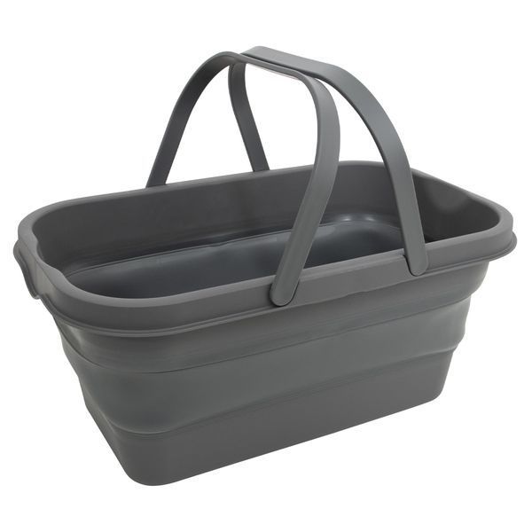 Корзина складная Bo-Camp Foldable Box With table Top 17L Grey (6303695) DAS1916 фото