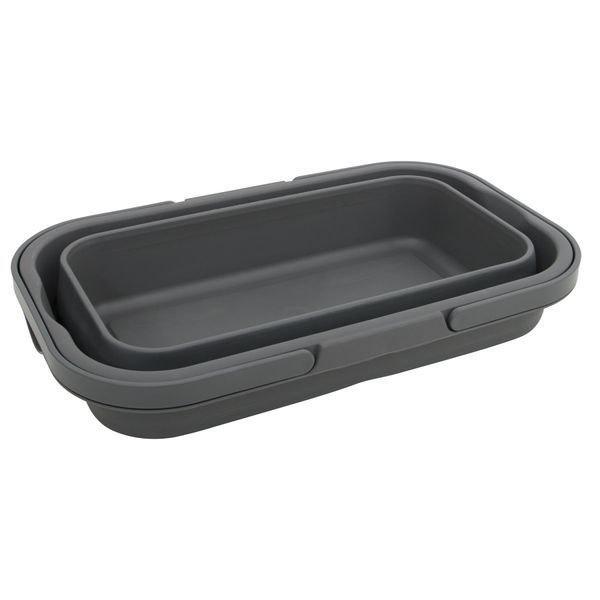 Корзина складная Bo-Camp Foldable Box With table Top 17L Grey (6303695) DAS1916 фото