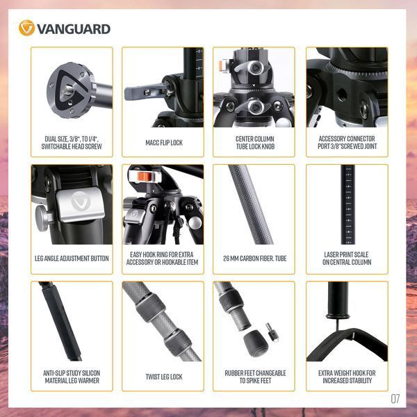 Штатив Vanguard VEO 3+ 263CB (VEO 3+ 263CB) DAS784 фото