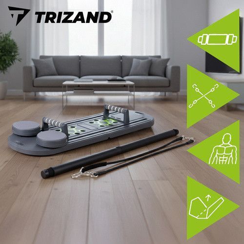 Многофункциональная доска для пилатеса Trizand 27190 с ручками для пилатес-йога дома 43052 фото