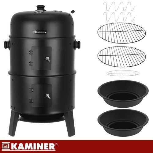 Садовый гриль с крышкой 44x80x42см Kaminer 27323 50580 фото