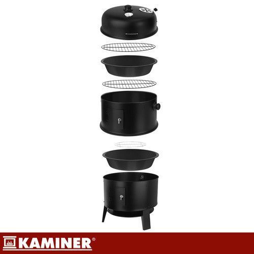 Садовый гриль с крышкой 44x80x42см Kaminer 27323 50580 фото