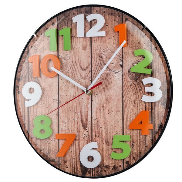 Годинник настінний Technoline WT7435 Wood Brown (WT7435) DAS1036 фото