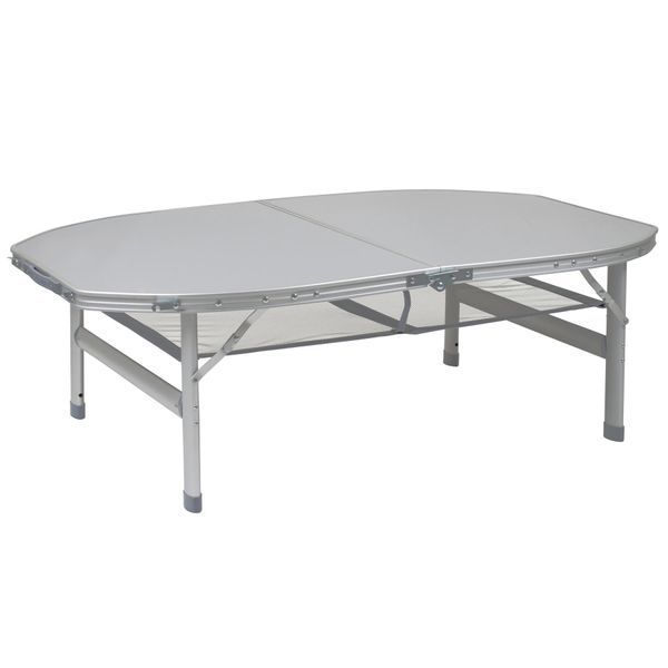 Стол Bo-Camp Premium Oval 120x80 cm Grey (1404420) DAS2587 фото