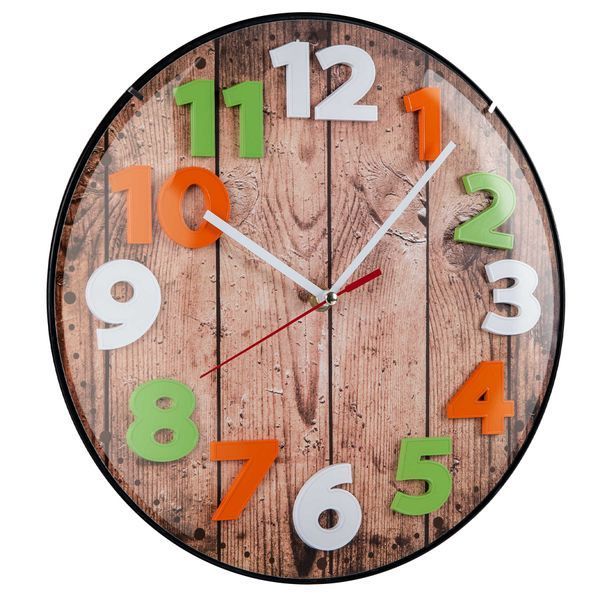 Годинник настінний Technoline WT7435 Wood Brown (WT7435) DAS1036 фото