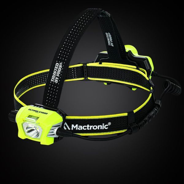 Фонарь налобный Mactronic Ultimo X1000 (1000 Lm) Cool White/Red Type-C Recharg Helmet Kit (PHL0012) DAS303693 фото