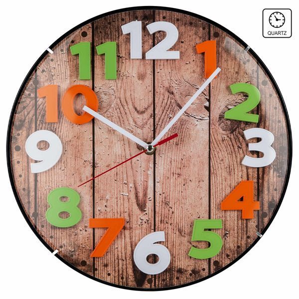 Годинник настінний Technoline WT7435 Wood Brown (WT7435) DAS1036 фото