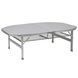 Стол Bo-Camp Premium Oval 120x80 cm Grey (1404420) DAS2587 фото 2