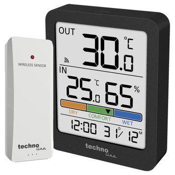 Термогігрометр Technoline WS9488 Anthracite (WS9488) DAS2196 фото
