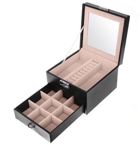 Шкатулка для украшений Beautylush K8898 черная 24771 фото
