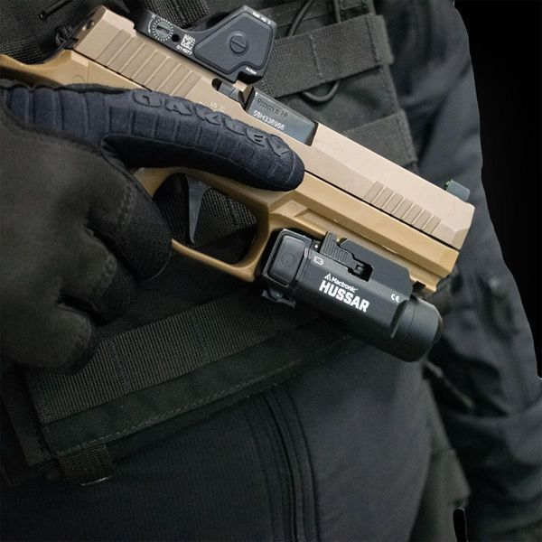 Ліхтар тактичний Mactronic Hussar (1050 Lm) Gun Mount (THG0010) DAS303690 фото