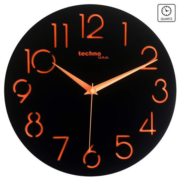 Часы настенные Technoline WT7230 Black (WT7230) DAS1037 фото