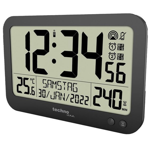 Годинник настінний Technoline WS8026 Black (WS8026) DAS2224 фото