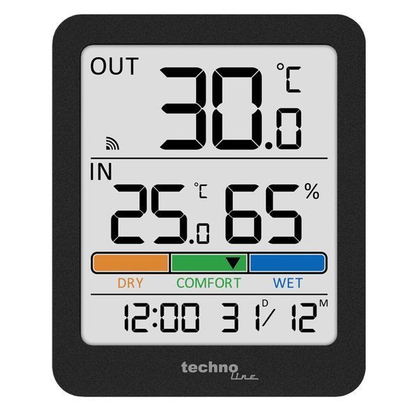 Термогигрометр Technoline WS9488 Anthracite (WS9488) DAS2196 фото