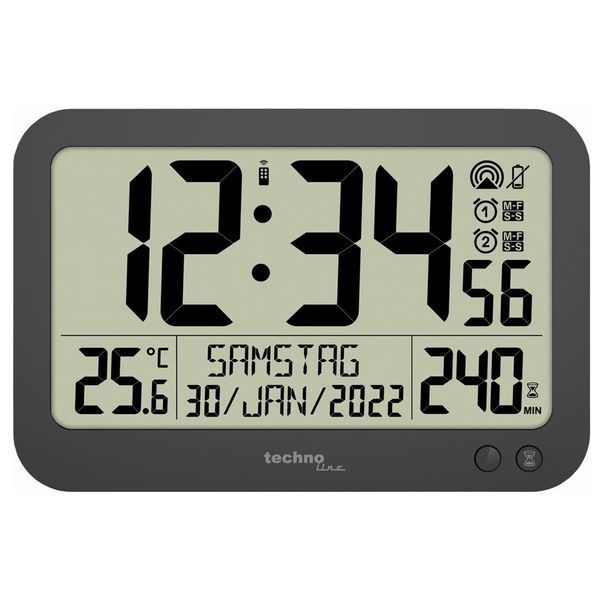 Годинник настінний Technoline WS8026 Black (WS8026) DAS2224 фото