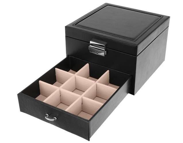 Шкатулка для украшений Beautylush K8898 черная 24771 фото