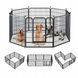 Металлический манеж клетка MALATEC 23769 вольер для животных 80*80 см 8 секций 12696 фото 1