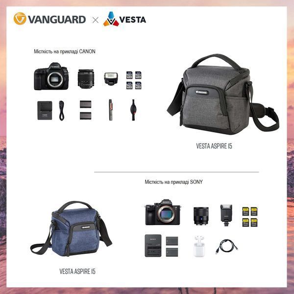 Сумка Vanguard Vesta Aspire 15 Gray (Vesta Aspire 15 GY) DAS877 фото