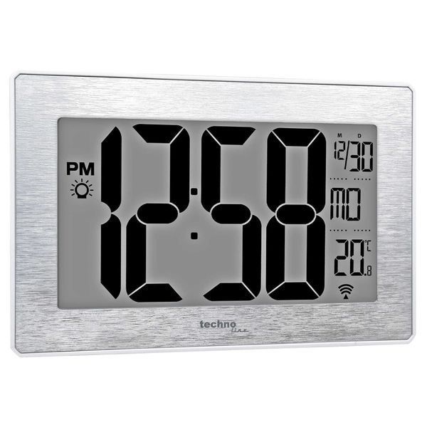 Годинник настінний Technoline WS8019 Silver (WS8019) DAS1039 фото