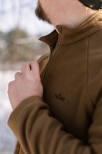 Кофта флісова Tribe Fleece Jacket Half Zip T-KJ-0012-sand, 46 T-KJ-0012-sand-46 фото