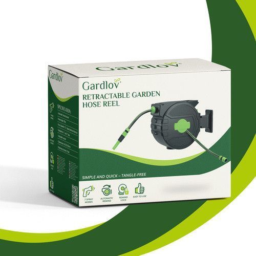 Котушка для автоматичного садового шланга 20м Gardlov 27505 50548 фото