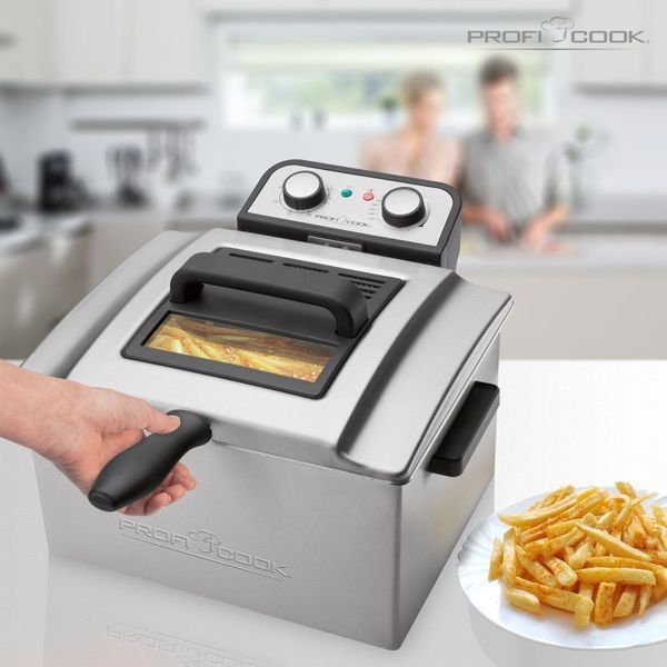Фритюрница 4л Profi Cook PC-FR 1038 3 корзины 3000 Вт 12221 фото