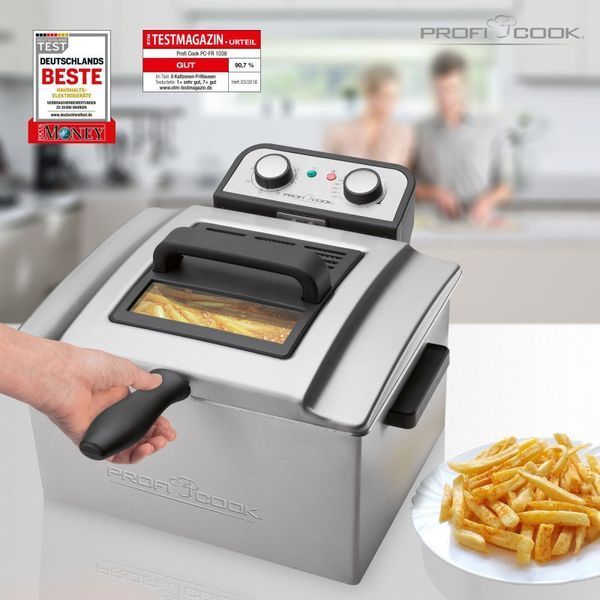 Фритюрница 4л Profi Cook PC-FR 1038 3 корзины 3000 Вт 12221 фото