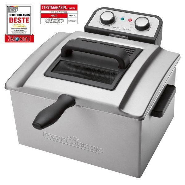 Фритюрница 4л Profi Cook PC-FR 1038 3 корзины 3000 Вт 12221 фото