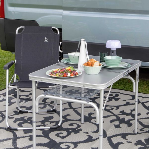 Стол Bo-Camp Premium 90x60 cm Grey (1404402) DAS3051 фото