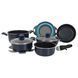 Набор посуды Gimex Cookware Set induction 9 предметов Blue (6977225) DAS1824 фото 1