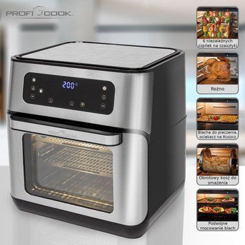 Мультипечь фритюрница ProfiCook PC-FR 1200 H Гриль Шашличница 12311 фото