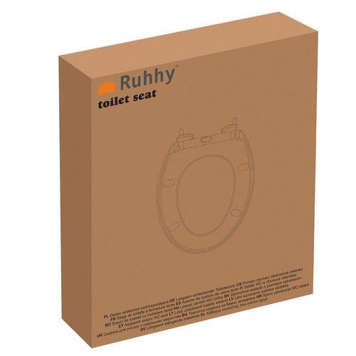 Сиденье для унитаза с функцией мягкого закрытия Ruhhy 24547 38790 фото