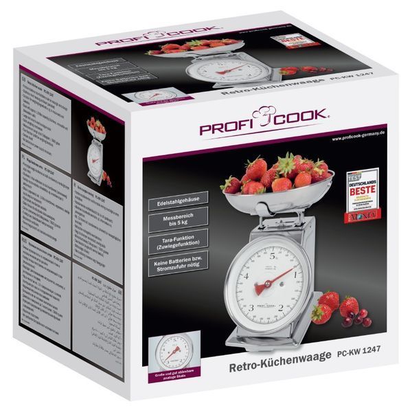 Аналоговые кухонные весы ProfiCook PC-KW 1247 18934 фото