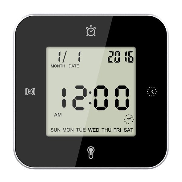 Часы настольные Technoline WT344 Black/Silver (WT344) DAS1041 фото