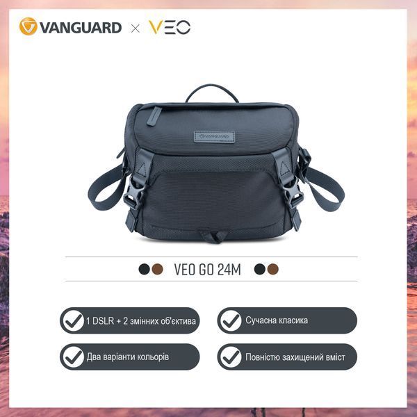 Сумка Vanguard VEO GO 24M Black (VEO GO 24 M BK) DAS888 фото