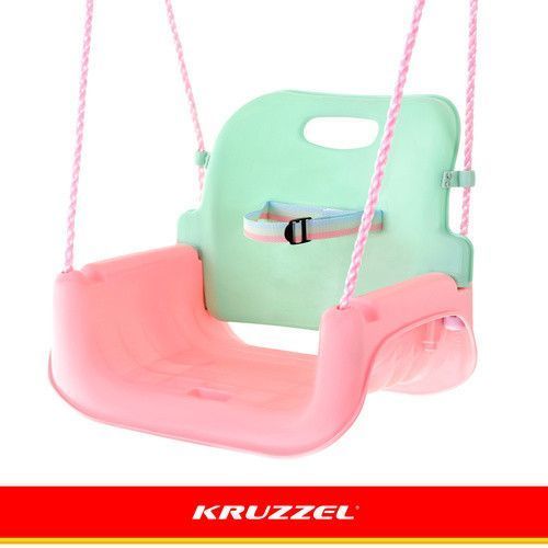 Детская качеля-трансформер 3-в-1 пастельных цветов Kruzzel 27356 49745 фото