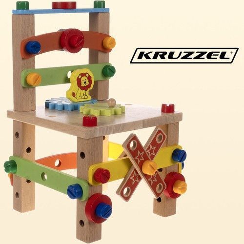 Деревянный стул - конструктор Kruzzel 22506 26280 фото