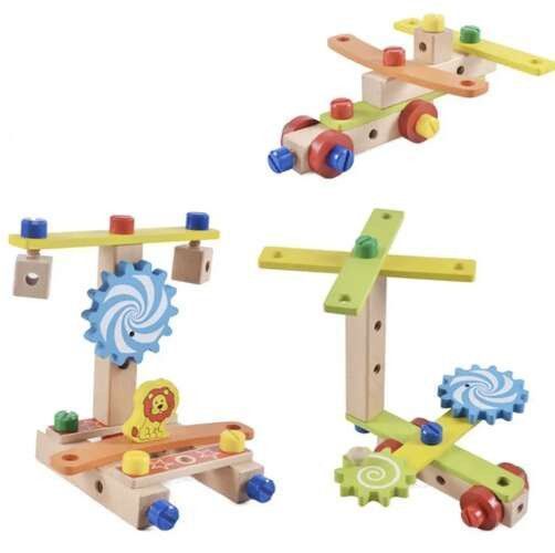 Деревянный стул - конструктор Kruzzel 22506 26280 фото