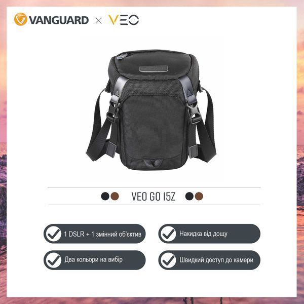Сумка Vanguard VEO GO 15Z Black (VEO GO 15Z BK) DAS889 фото