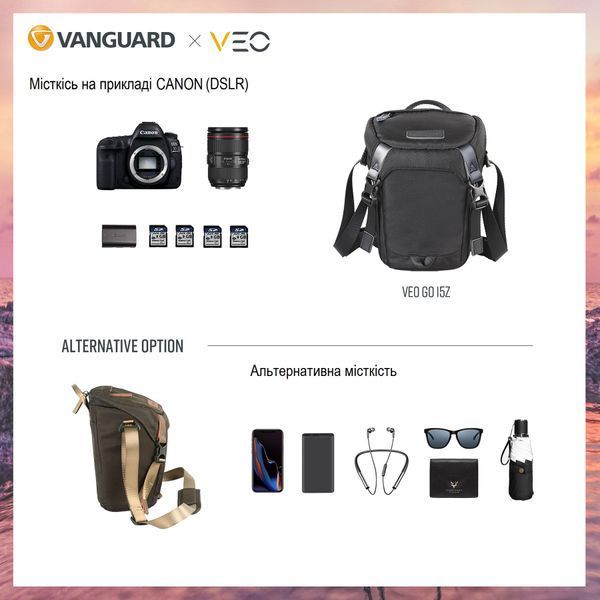 Сумка Vanguard VEO GO 15Z Black (VEO GO 15Z BK) DAS889 фото