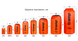 Гермомішок TRAMP PVC Diamond Ripstop 100л UTRA-210, Помаранчевий UTRA-210-orange фото 3