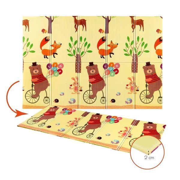 Детский складной коврик Nils Fun Forest MD05 190x150 cm 12474 фото